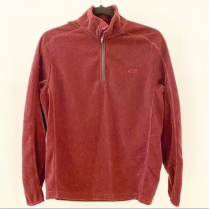 C9 By Champion Burgundy Fleece Quarter-Zip Pullover Men’s Small